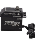 Beast Mode 70Kg Brushless Digital Servo with black housing and wire, designed for 1/8 and 1/10 RC crawler use.