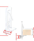 Heavy Duty Clear Shelf Support Pegs With Self Locking Grip For 5/16 Inch Holes And 19/32 Inch Thick Shelves Rock Solid 50 Pack transparent shelf clips dimensions.