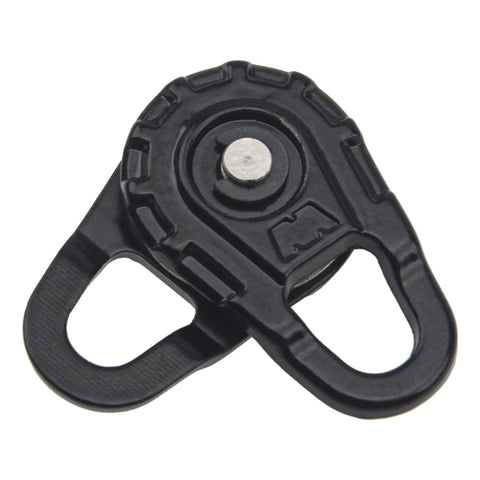 Alloy RC Crawler Winch Snatch Block Pulley For 1 10 Scale RC Cars Beefy Universal Upgrade For Axial SCX10 TRX 4 D90 Wraith Tamiya CC01 Redcat Gen7 HSP HPI RC4WD 1 10 Crawlers Heavy Duty Metal Gear Realistic Look, black metal 25x15mm