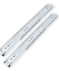 Beefy Ball Bearing Full Extension Drawer Slides 10 To 40 Inch Runners Rails Track With 70 Kg Capacity Ideal For Cabinets RVs Trucks Industrial Equipment And Home Use, two stainless steel drawer slides