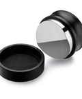 58mm Coffee Distribution Tool For Espresso Portafilter Leveler With Adjustable Depth And Stainless Steel Base, top view