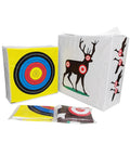 High Visibility Archery Target Replacement Cover Bag For Outdoor Range Practice with animal and circle targets