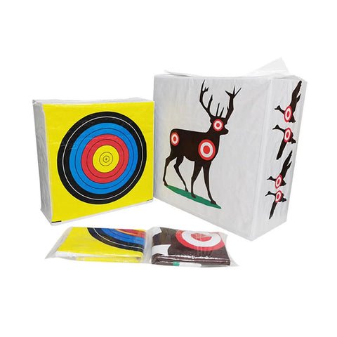 High Visibility Archery Target Replacement Cover Bag For Outdoor Range Practice with animal and circle targets