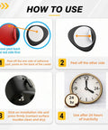 How to use 8 Pack Self Adhesive Caster Wheels With Rock Solid Triangular 3 Ball Design installation guide with steps.