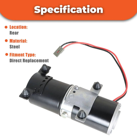 Premium Convertible Top Hydraulic Pump Replacement With 2 Wire Motor For Mustang 1994 1995 1996 1997 1998 1999 2000 2001 2002 2003 2004 Plug And Play Easy Install Durable High Pressure Lift For Smooth Up Down Operation