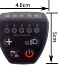 Ultimate Ebike LED Display Meter For 24V 36V 48V Electric Bikes Waterproof Cycling Computer Panel showing pedal assist levels