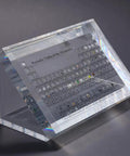 Dope Triangular Periodic Table Display With Real Elements Base For Students, durable acrylic chemistry decor on gray background.