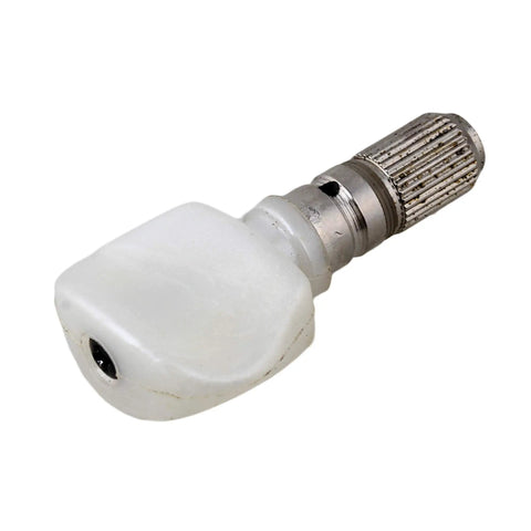 Close-up of a chrome Banjo Machine Head Tuning Peg Set with bushings, showing durable metal construction, ideal for guitar and banjo.