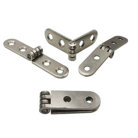 180 Degree Foldable Flap Hinge Set For Sewing Machine Cabinet Doors Screw On Hinge Hardware For Furniture Beefy Metal Easy Install DIY Friendly