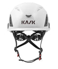 White High-Grade Safety Helmet With 2DRY Quick-Dry Liner, ANSI Certified Work Gear, Durable ABS Exterior, Front View