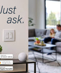 Radiant Smart Home Hub With Netatmo Gateway in living room, showing seamless mesh network and easy lighting control setup