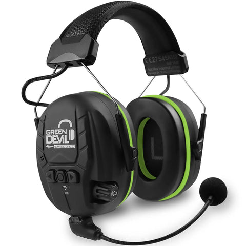 Electronic Bluetooth Hearing Protection Earmuffs with Boom Mic, 27dB Noise Cancellation, Enhanced Situational Awareness Through SAL