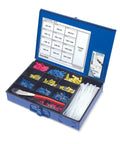 Open 1102PC Pro Grade Terminal Kit With WT112M Crimping Tool, 100 Ty-Rap 7 Inch Cable Ties, Wire Marker Book WM-0-THRU9