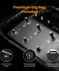 GP-200 Multi Effects Pedal For Guitar And Bass With Amp Modeling IR Loader Expression Pedal USB Audio Interface Looper Drum Machine And Gig Bag Bundle For Live Gigs in premium gig bag