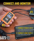 USB Power Meter For USB A And USB C Digital Voltage, Current, Capacity, Energy And Resistance Tester in use monitoring devices