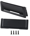 Two Pack Flat Pull Handles 3 Inch Recessed Cabinet Pulls Flush Mount Black With Screws Hidden Drawer Pulls