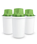 Alkaline Water Filter Cartridges 3 Pack BPA Free For Brita Pitchers And Other Brands Raises pH Adds Magnesium Improves Taste And Odor