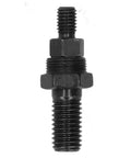 Heavy Duty Drill Bit Adapter Pneumatic Rivnut Tool Alloy Steel Mandrel For Hand Rivet Head Kit Works Perfect With Holesaw Bits And Various Fastening Jobs On Metal Surfaces, black threaded adapter
