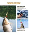 Metal Spoon Fishing Lures Set 16 Pack Saltwater Tackle With Treble Hooks Spinner Lures used by fisherman catching a fish.
