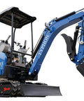 1.7 Ton Mini Excavator With Boom Swing And Canopy 400mm Bucket Yard Digger For Gardens Farms Parks And Roads Compact Easy