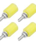 4 Pack Sliding Gate Guide Rollers Nylon Wheels For Doors And Gates, Universal Pulley Wheel System, Gate Support Assembly, beige