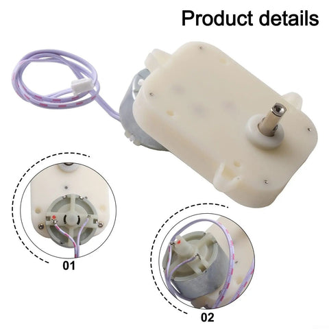 Watch Winder Motor 3V DC Compact 32mm Diameter, Durable Plastic and Metal Construction, Product Details
