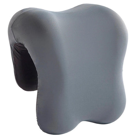 Ergonomic Memory Foam Neck Pillow Headrest for Office Chair with Skin Friendly Polyester Spandex Cover Great for Napping Back and Neck Support