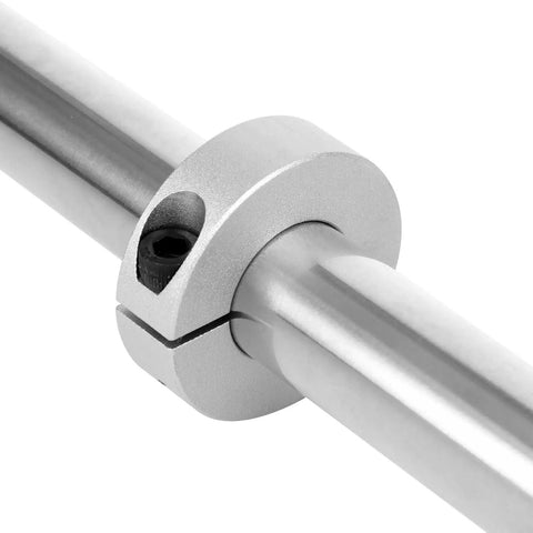 4 Pack Shaft Collar Bore 19mm Aluminum Alloy Clamp On Shafts Collars With M5 Set Screws 40mm Outer Diameter 12mm Thick One Piece Clamp Style