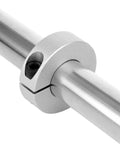 4 Pack Shaft Collars Bore 20mm Aluminum Alloy One Piece Clamp On Style with 40mm Outer Diameter and 12mm Thick M5 Set Screws Included for Rock Solid Built Tough Shaft Positioning and Quick Easy Assembly on a metal shaft