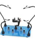 Helping Hands Soldering Station Kit With Vise Clamp Third Hand Adjustable PCB Pillar Holders Flexible Pro Grade Soldering Arms