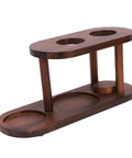 Solid Wood Pour Over Coffee Station With A High Rise Dripper Stand For Stable Brewing And Morning Grinds To Set A Super Chill Kitchen Vibe You Love, showing a sturdy wooden dripper stand.