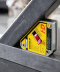 Adjust O Heavy Duty Magnetic Square With On Off Switch for metalworking, holding metal pieces at 45 degree angle, 65 lb pull strength.