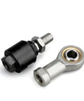Floating Fisheye Joint For Piston Rod End Ball Head And Male Thread Knuckle Bearing Mounting For Universal Pneumatic Cylinders M12x1.25 Floating One Piece Built To Last Heavy Duty Industrial Grade, M12x1.25 threaded rod end and bearing joint