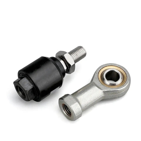Floating Fisheye Joint For Piston Rod End Ball Head And Male Thread Knuckle Bearing Mounting For Universal Pneumatic Cylinders M12x1.25 Floating One Piece Built To Last Heavy Duty Industrial Grade, M12x1.25 threaded rod end and bearing joint