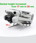 DJI Mini 4 Pro Landing Gear With Foldable Legs And 30mm Extension Feet Keeps Gimbal Safe During Takeoff And Landing No Brainer Install Easy Snap On Durable PC Construction For Tight Spaces