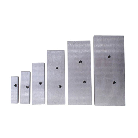 Six Piece Adjustable Accuracy Parallel Set From Three Eighths Inch To Two And A Quarter Inch For Machinists And Hobbyists Pro Grade Heavy Duty Parallels With Ultra Tight Tolerance 0.0005 Inch And Parallelism 0.0004 Inch