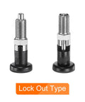 Pro Grade Three Pack Stainless Steel Ball Nose Spring Plungers With M12x1.5 Threads And A Six Millimeter Pin Diameter on display.