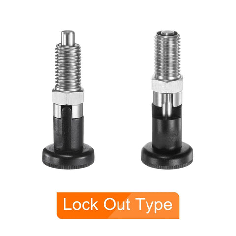 Pro Grade Three Pack Stainless Steel Ball Nose Spring Plungers With M12x1.5 Threads And A Six Millimeter Pin Diameter on display.