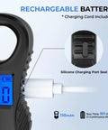 Lightweight Digital Fishing Scale With USB Cable 55lb Capacity Multi Unit Pound Ounces And Kilograms High Accuracy Backlit LCD Display Compact Pocket Scale For Anglers Rechargeable