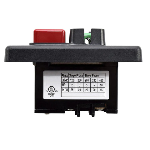 Universal Table Saw On Off Switch Compatible With Delta Craftsman Milwaukee Router Table Drill Press Heavy Duty Toggle top view with safety button