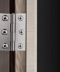 Close-up of Tiny Hinges For Jewelry Boxes And Dollhouse Doors, 180 Degree European Style Small Cabinet Drawer Hinges, 10 Pack