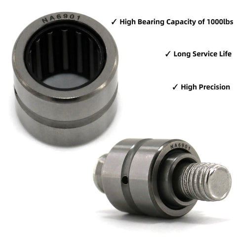 Long Bar Clasp U Shaped Pulley Large Size Stainless Steel Track Rotating Wheel Bearing For Small Crane Production Salvage System And Pulley Models Heavy Duty Load Bearing Stainless Steel Design For Industrial Applications And Salvage Systems, NA6901 bearing