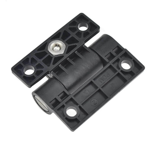 Adjustable Friction Positioning Torque Hinge E6 Black Plastic One Piece XK513 1B for cabinets and DIY projects