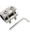 LifCratms galvanized pipe repair clamp kit for 20mm–23mm (1/2 in) pipes, with hex wrench