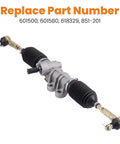 EZGO RXV Golf Cart Steering Gear Box Assembly Rack And Pinion For 2008 Up Gas And Electric Carts OEM 601500 618329
