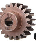 Twenty Tooth Pinion Gear With 1.0 Metric Pitch Fits 5mm Shaft Compatible With Steel Spur Gears Includes Grub Screw