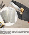 Beefed Up Ten Pack Replacement Knife Blades Kit For Handi Cut 37300 37310 37252 Stainless Steel Blades With Storage Box Fits Accu Cut 37310 And Handi Cut 37300 Pro Grade High Quality Steel, stainless steel blades in storage box