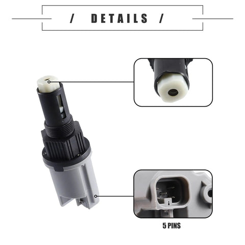 Close-up view of Heavy Duty 4WD Front Drive Actuator For Chevy Silverado Avalanche And Cadillac Escalade, showing 5 pin connector.