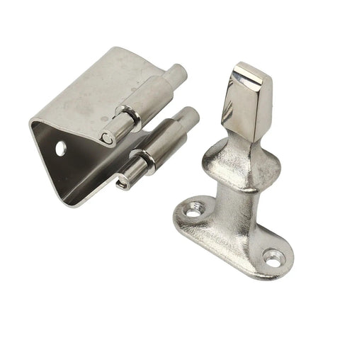 Heavy Duty Marine Door Catch Stopper Holder Made With Rust Proof Stainless Steel Seawater Resistant secure grip hardware for boats.