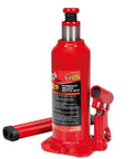 Red Heavy Duty Hydraulic Bottle Jack 8 Ton 16,000 Lb Capacity With Adjustable Screw Top And Serrated Wide Saddle for garage use
